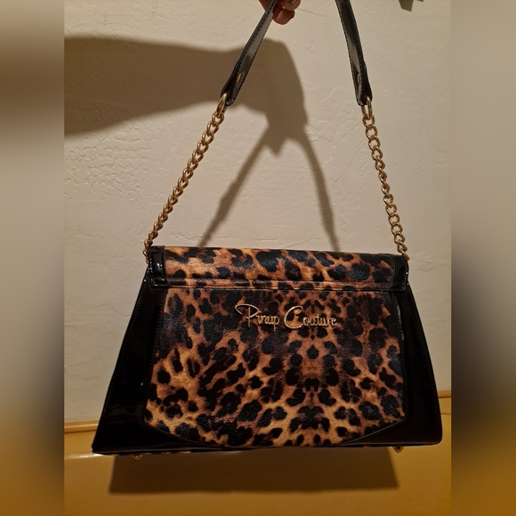 Pinup Couture Leopard Print Purse - Picture 2 of 2